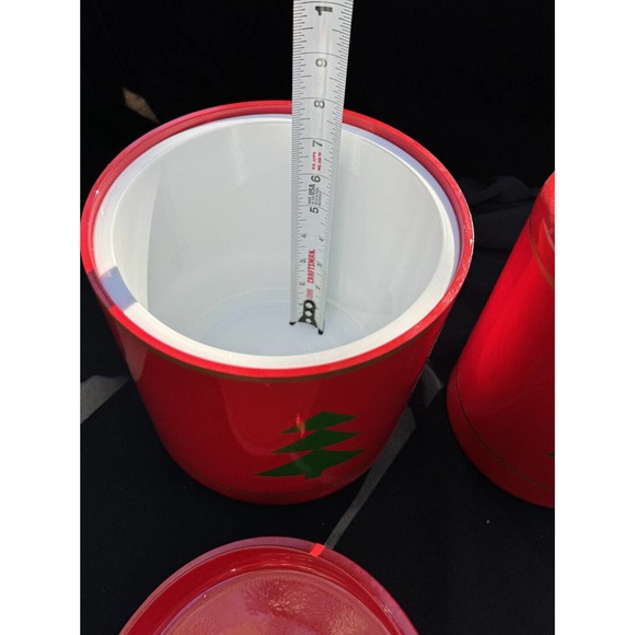 Vintage Neiman Marcus Japan Christmas Bar Ice Bucket & Matching Wine Chiller - Picture 7 of 12